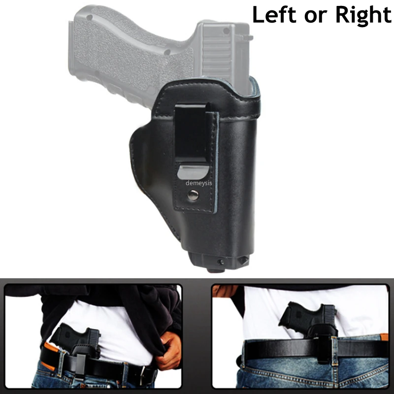 Tactical Gun Holster Concealed Carry Handgun Pouch Fits for S&W M&P Shield,Glock 19 26 29 30 32 43,Taurus,or Similar Sized Guns
Tactical Gun Holster Concealed Carry Handgun Pouch Fits for S&W M&P Shield,Glock 19 26 29 30 32 43,Taurus,or Similar Sized Guns