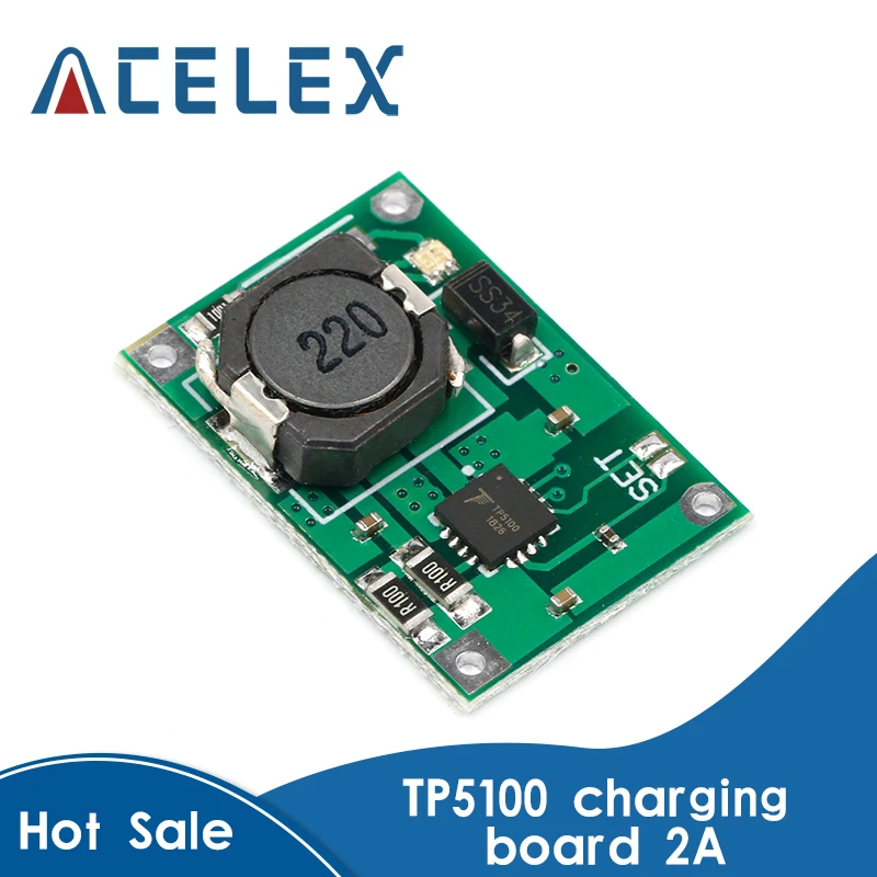 TP5100 двойная Одиночная литиевая батарея управление зарядкой совместимая литиевая пластина 2A
TP5100 двойная Одиночная литиевая батарея управление зарядкой совместимая литиевая пластина 2A