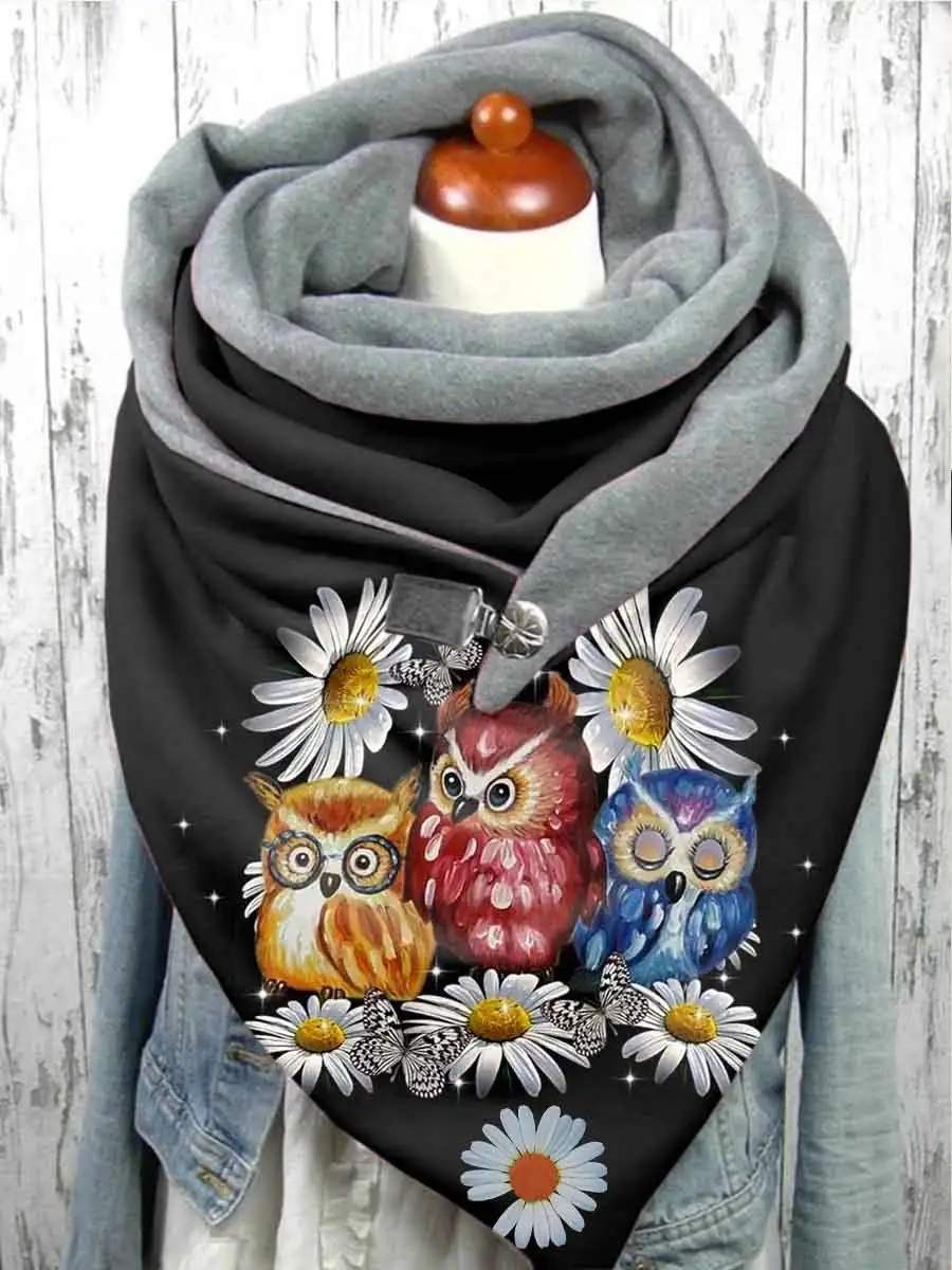 Женские шарфы с рисунком маргаритки совы
Женские шарфы с рисунком маргаритки совы