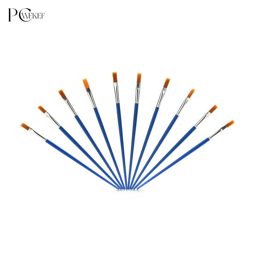 10 Pcs/lot Kids Children Plastic Handle Paint Brushes Set Watercolor Gouache Drawing Painting Art Brush Supplies
10 Pcs/lot Kids Children Plastic Handle Paint Brushes Set Watercolor Gouache Drawing Painting Art Brush Supplies
