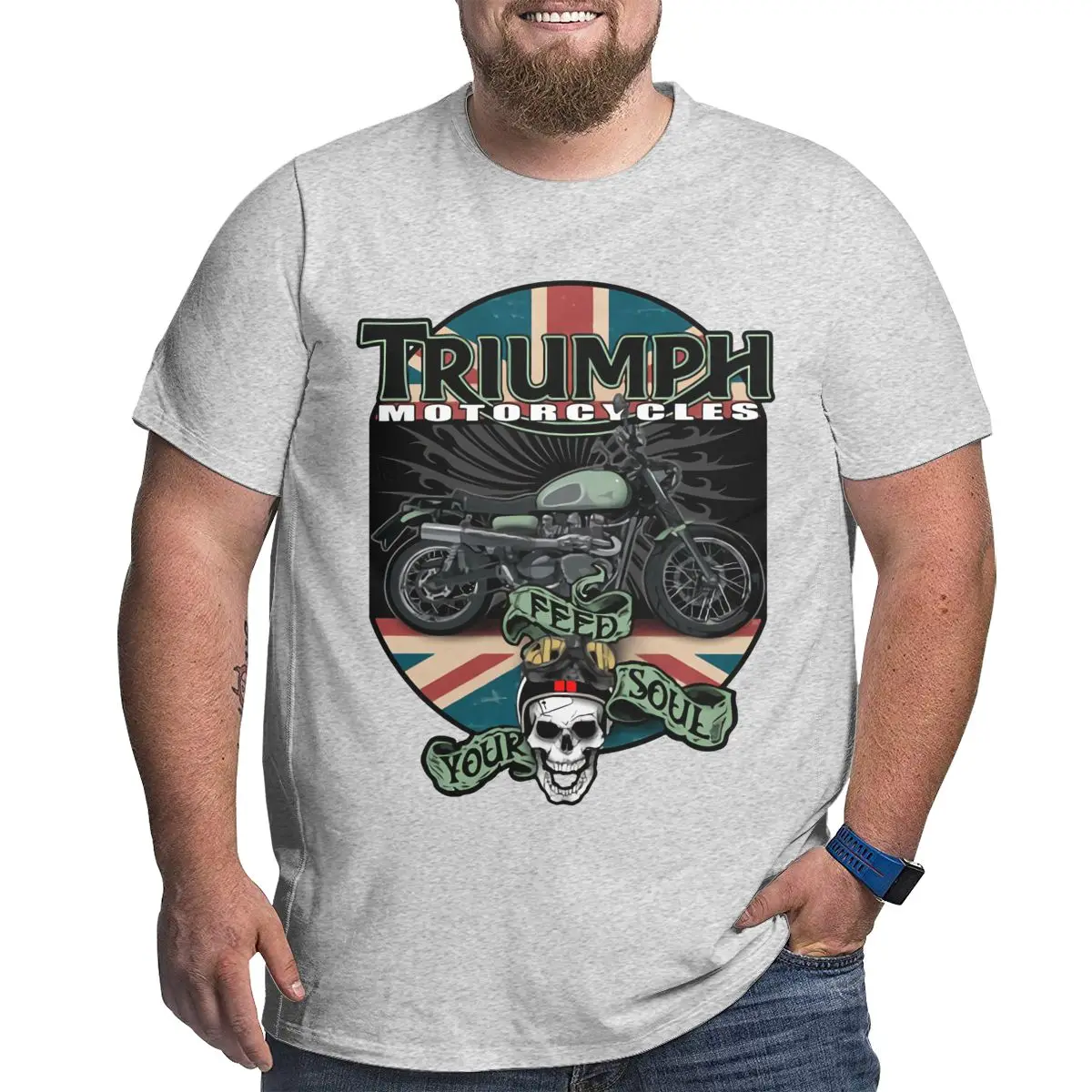 2021 Popular Triumph Motorcycles Brand CottonT Shirts for Men Clothing Workout Tops Oversized T-shirt Plus Size 
2021 Popular Triumph Motorcycles Brand CottonT Shirts for Men Clothing Workout Tops Oversized T-shirt Plus Size
