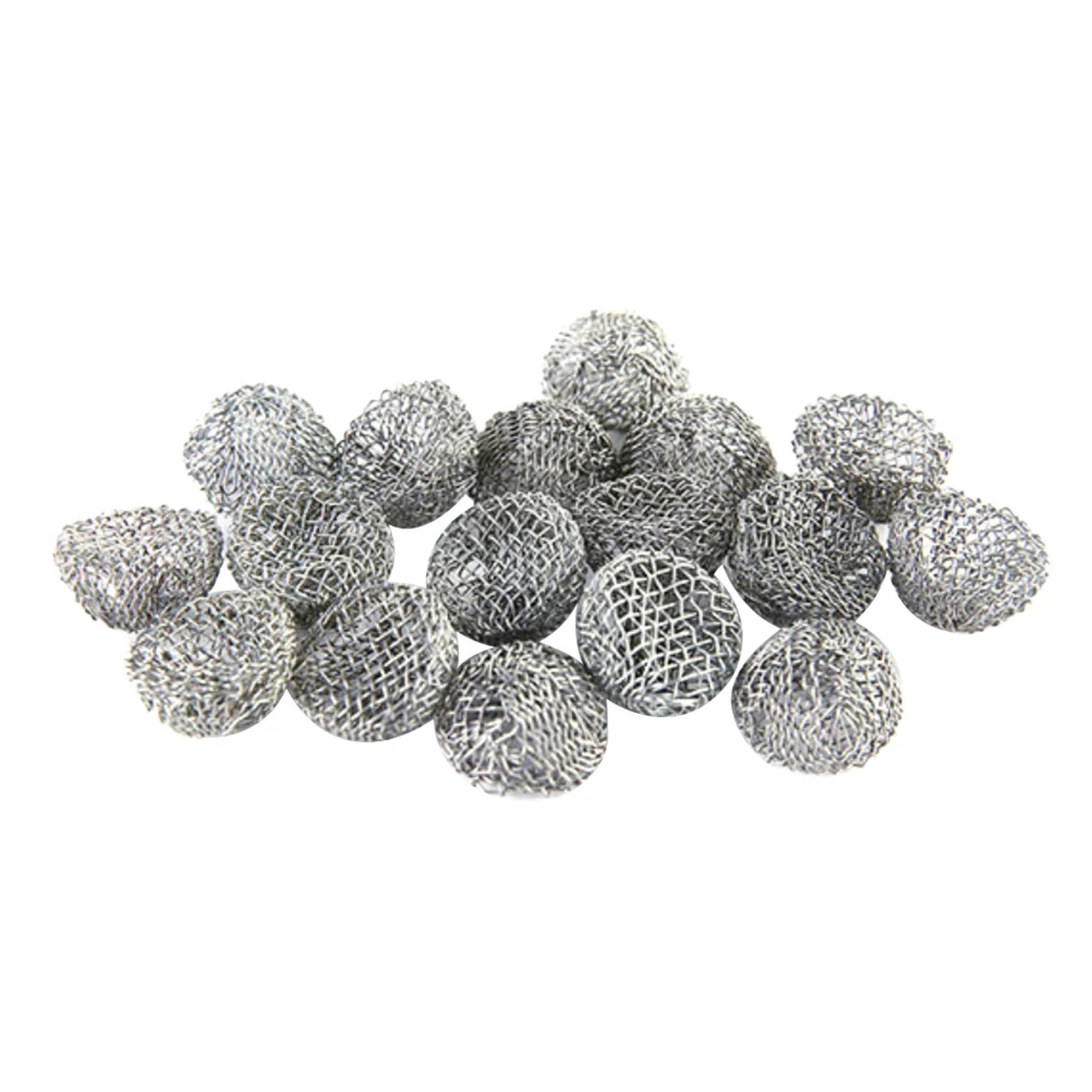 20pcs Stainless Steel Metal Tobacco Pipe Screens Smoking Pipe Filters Combustion Net Ball Silver 13mm
20pcs Stainless Steel Metal Tobacco Pipe Screens Smoking Pipe Filters Combustion Net Ball Silver 13mm