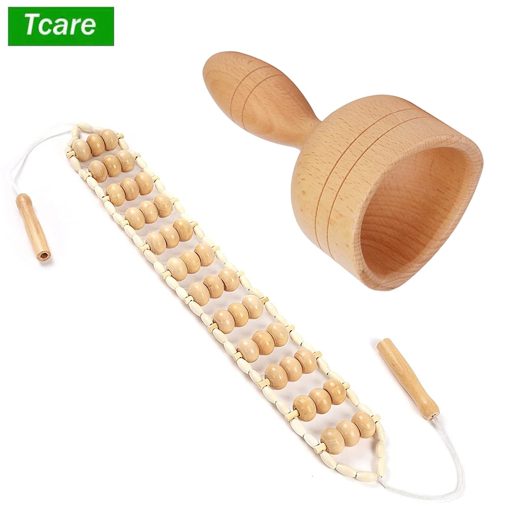 Tcare 2Pcs/Set Wood Therapy Massage Tools, Wood Swedish Cup Roller Rope, Wooden Therapy Lymphatic Anti Cellulite Muscle Recovery
Tcare 2Pcs/Set Wood Therapy Massage Tools, Wood Swedish Cup Roller Rope, Wooden Therapy Lymphatic Anti Cellulite Muscle Recovery