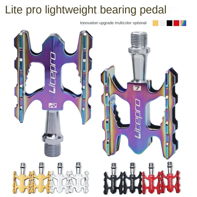 Litepro Bearings Bicycle Pedals Ultra-light Anti-slip CNC BMX MTB Road Bike Pedal Cycling Sealed Bearing Aluminium Pedals
Litepro Bearings Bicycle Pedals Ultra-light Anti-slip CNC BMX MTB Road Bike Pedal Cycling Sealed Bearing Aluminium Pedals