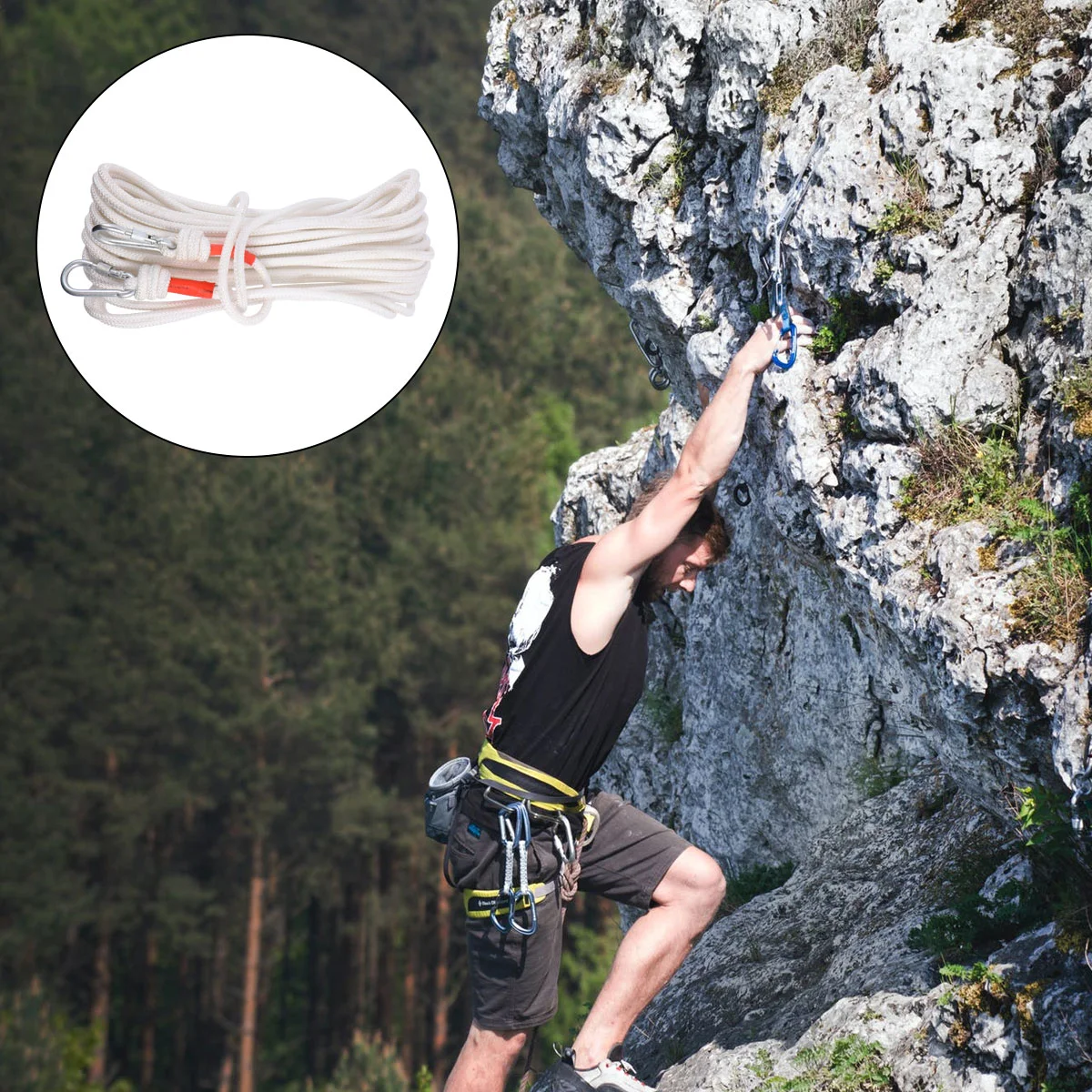 1 Pc Rope Professional Premium Durable Climbing Equipment High Strength Cord Climbing Supplies for Outdoor
1 Pc Rope Professional Premium Durable Climbing Equipment High Strength Cord Climbing Supplies for Outdoor