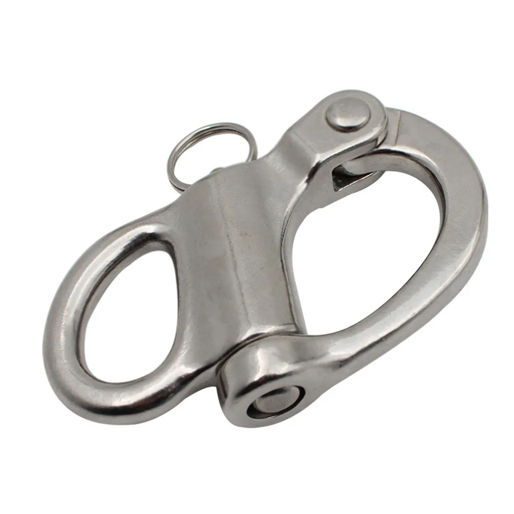 1pcs Shackle Quick Release Boat Anchor Chain Eye Shackle Swivel Hook Snap Marine 316 Stainless Steel Silver Surface Polishing
1pcs Shackle Quick Release Boat Anchor Chain Eye Shackle Swivel Hook Snap Marine 316 Stainless Steel Silver Surface Polishing