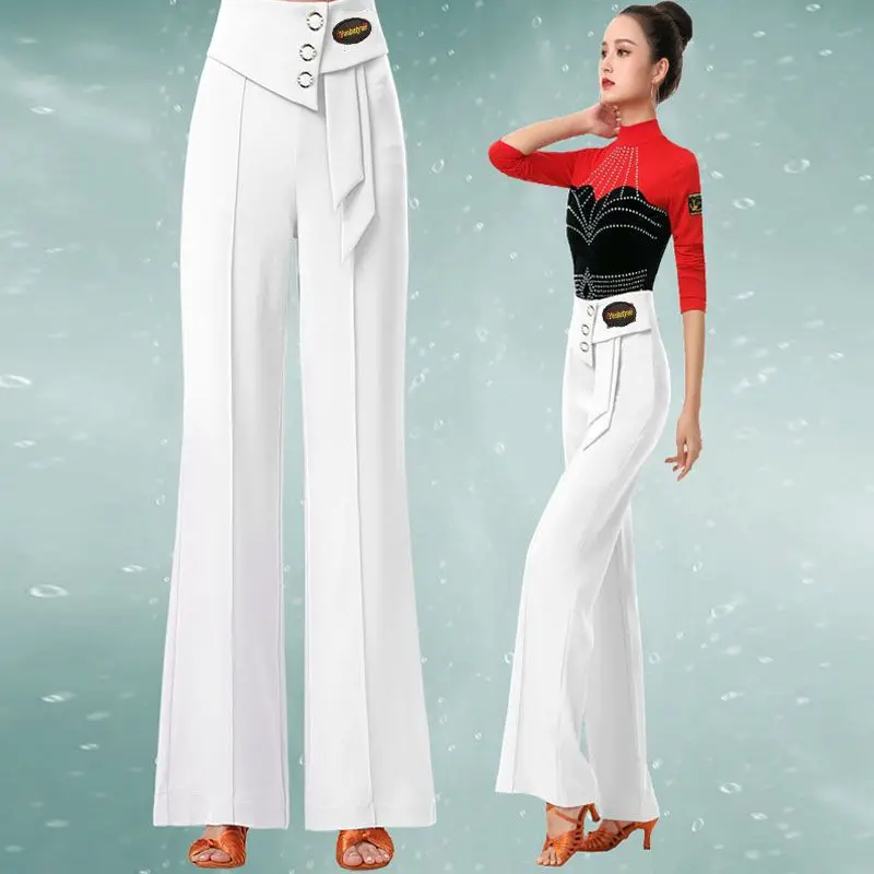 Women's Pants 2023 New Summer Ice Silk Wide Leg Pants High Elastic Waist Casual Ladies Slim Loose Straight Pants Trousers G417
Women's Pants 2023 New Summer Ice Silk Wide Leg Pants High Elastic Waist Casual Ladies Slim Loose Straight Pants Trousers G417