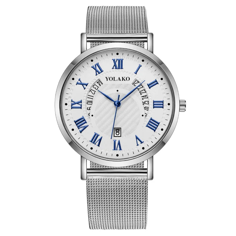 Formal Wrist Watches For Men Business Silver Milano Mesh Belt Date Roman Digital Quartz Wristwatches For Men Clock Montre Homme
Formal Wrist Watches For Men Business Silver Milano Mesh Belt Date Roman Digital Quartz Wristwatches For Men Clock Montre Homme