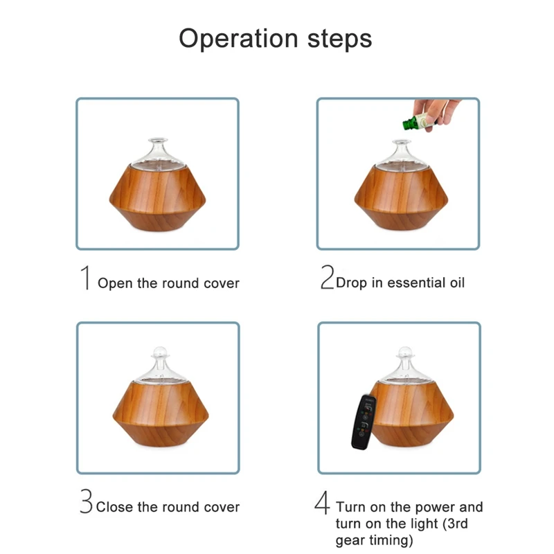 Деревянный стеклянный распылитель эфирных масел для ароматерапии, бытовой увлажнитель воздуха
Деревянный стеклянный распылитель эфирных масел для ароматерапии, бытовой увлажнитель воздуха