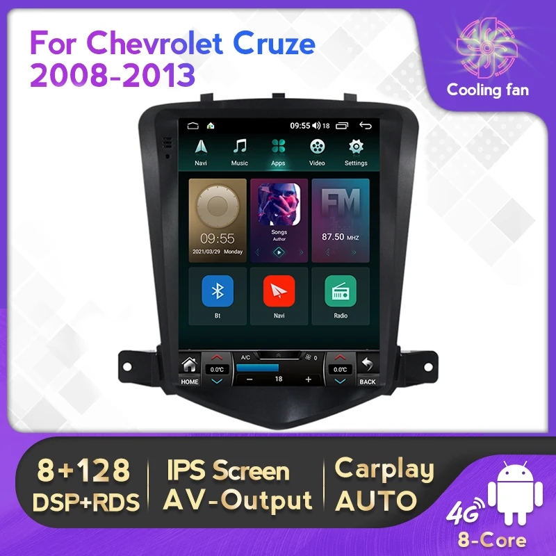 Vertical Screen Carplay Auto Android 11 Car Radio for Chevrolet Cruze J300 2008 - 2013 Multimedia Video Player GPS Navigation FM
Vertical Screen Carplay Auto Android 11 Car Radio for Chevrolet Cruze J300 2008 - 2013 Multimedia Video Player GPS Navigation FM