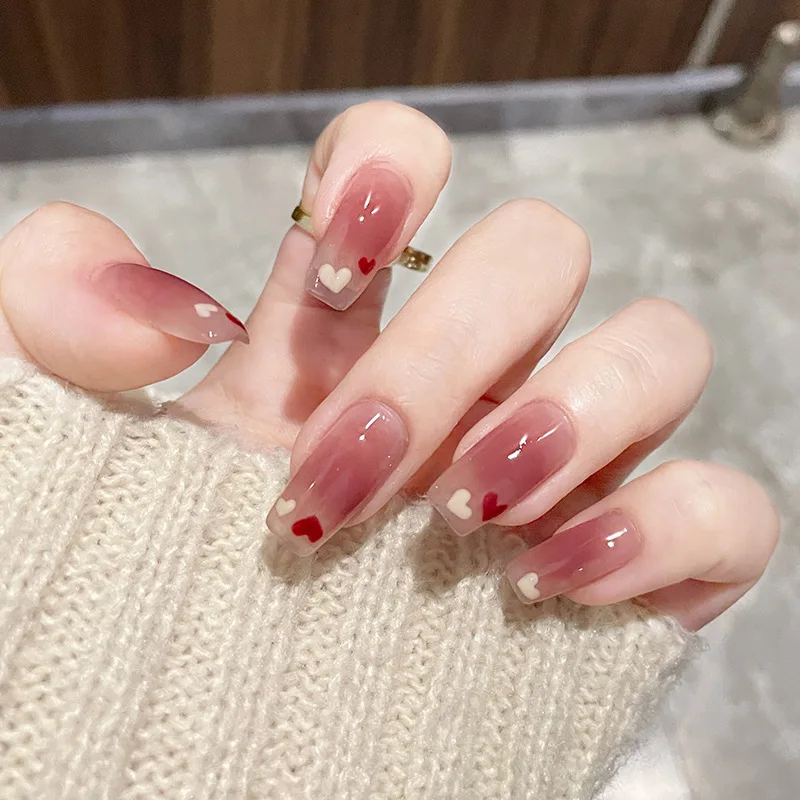 24 PCS 2022 New Summer Pink Youth Cute Gentle False Nail Finished Patch Student Girl Exclusive
24 PCS 2022 New Summer Pink Youth Cute Gentle False Nail Finished Patch Student Girl Exclusive