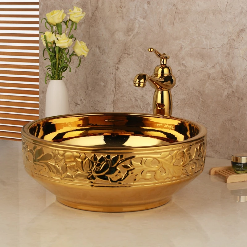 Ceramic Lavatory Bathroom Washbasin Basin Sink Set Solid Brass Tap Combine Mixer Faucet Free Overflew
Ceramic Lavatory Bathroom Washbasin Basin Sink Set Solid Brass Tap Combine Mixer Faucet Free Overflew