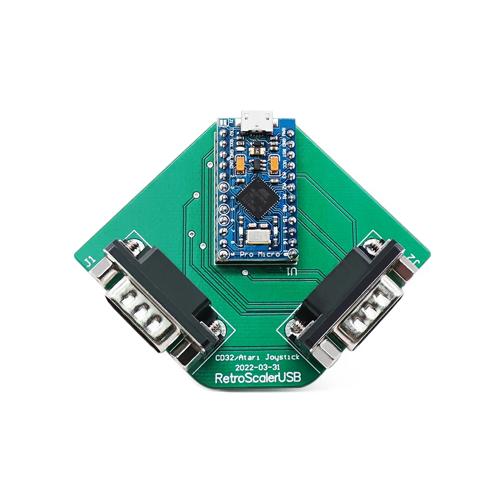 CD32 / Amiga / C= / Atari Joysticks to USB adapter
CD32 / Amiga / C= / Atari Joysticks to USB adapter