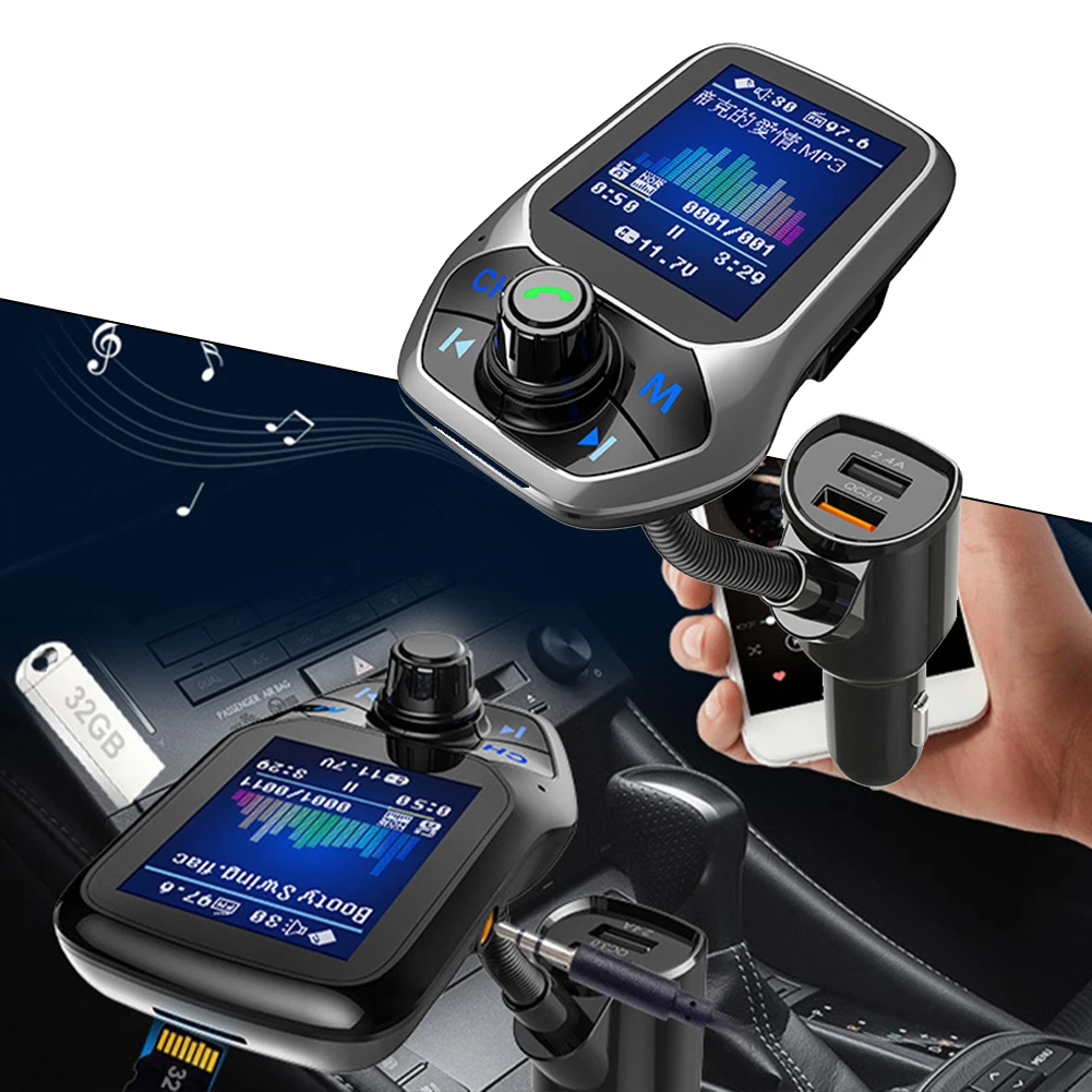 T43 Bluetooth Car FM Transmitter MP3 Player Hands Free Radio Adapter USB Charger High Quality Car MP3 Player Electronics Parts
T43 Bluetooth Car FM Transmitter MP3 Player Hands Free Radio Adapter USB Charger High Quality Car MP3 Player Electronics Parts