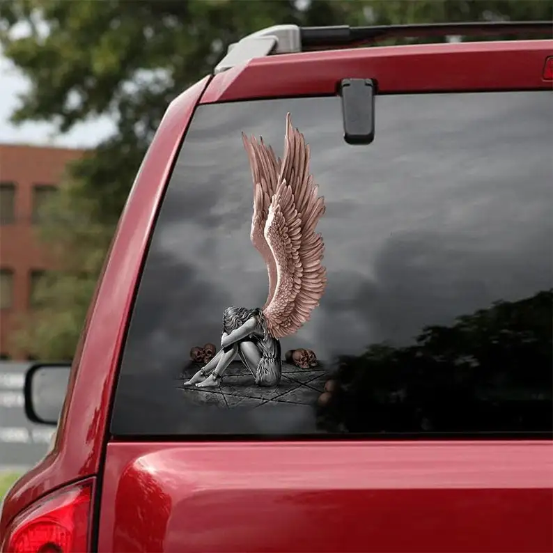Angel's Crack Car Sticker Angels Wings Lover Laptop Decals, Dog Stickers, Sticker Art, Vinyl Sticker,Laptop Sticker,Father's Day
Angel's Crack Car Sticker Angels Wings Lover Laptop Decals, Dog Stickers, Sticker Art, Vinyl Sticker,Laptop Sticker,Father's Day