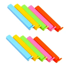 Hot! 5/10/12/20PCS Portable Kitchen Storage Food Snack Seal Sealing Bag Clips Sealer Clamp Plastic Tool Kitchen Accessories