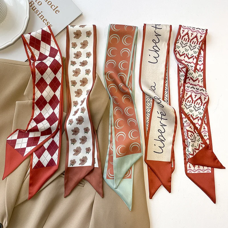 2022 Choice Korean Scarf Twilly Silk Scarf For Women Ribbon Accessories Satin Scarves Neckerchiefs Hair Stripe Bag Hats Ribbon
2022 Choice Korean Scarf Twilly Silk Scarf For Women Ribbon Accessories Satin Scarves Neckerchiefs Hair Stripe Bag Hats Ribbon