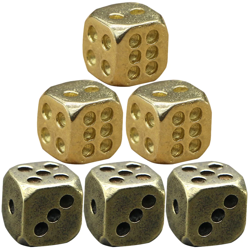 6Pcs Aesthetic Dice Retro Copper Dice Aesthetic Copper Dice Table Game Dice Bar Dice Role Playing Dice
6Pcs Aesthetic Dice Retro Copper Dice Aesthetic Copper Dice Table Game Dice Bar Dice Role Playing Dice