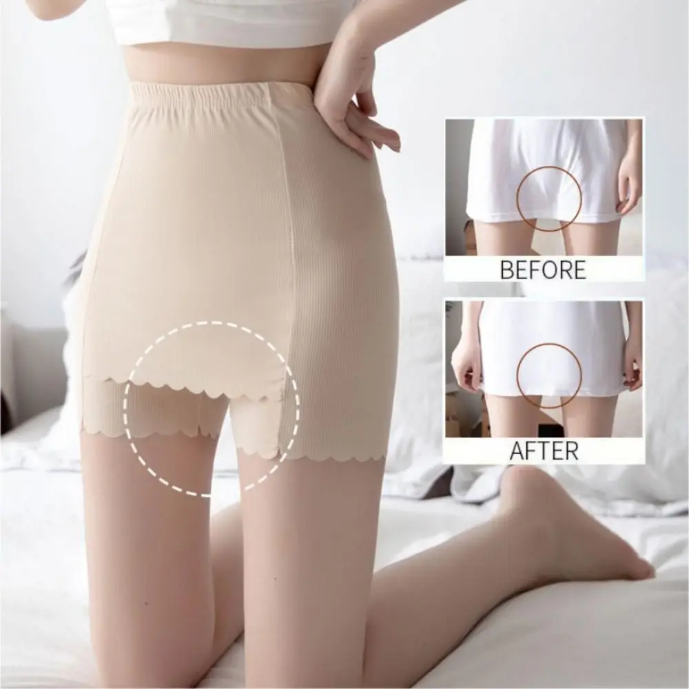 Seamless Skirt Shorts High Waist Thin Sliming Fit Ice Silk Women's Shapewear Leggings Safety Pants With Crotch
Seamless Skirt Shorts High Waist Thin Sliming Fit Ice Silk Women's Shapewear Leggings Safety Pants With Crotch