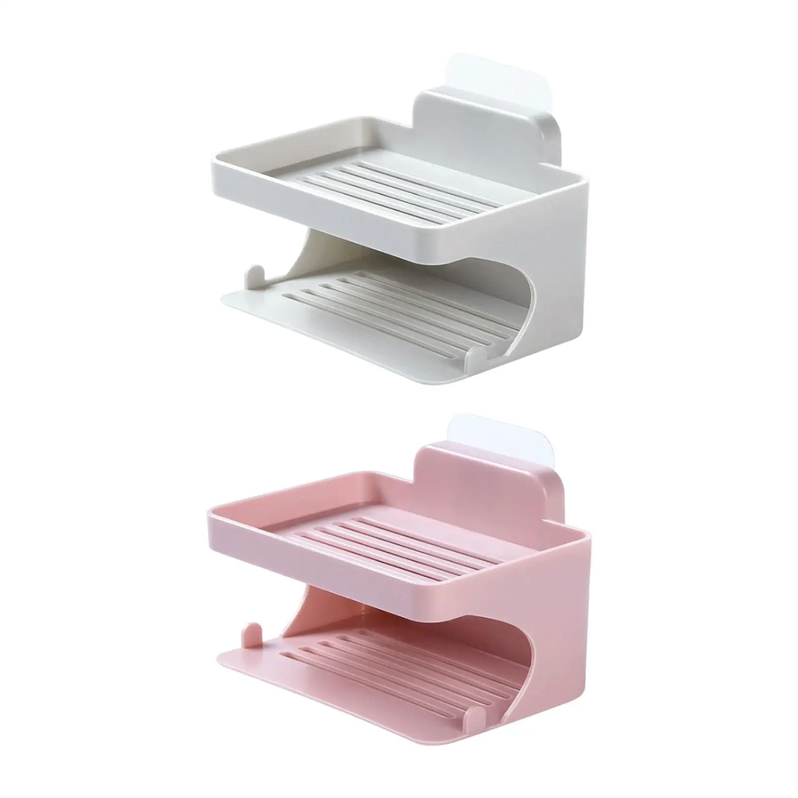 2 Tiers Soap Dish Soap Tray Freestanding Soap Stand Wall Mounted Soap Rack for Shower Wall Toilet Washroom Hotel
2 Tiers Soap Dish Soap Tray Freestanding Soap Stand Wall Mounted Soap Rack for Shower Wall Toilet Washroom Hotel