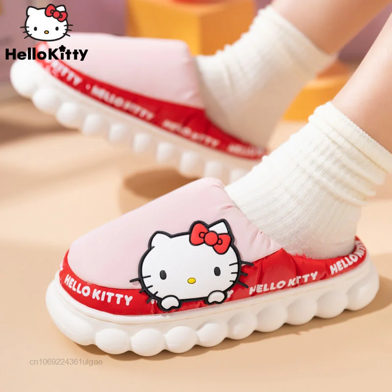 Sanrio Hello Kitty Autumn Winter Cotton Slippers Women Waterproof Indoor Soft Fuzzy Slipper Y2k Female Cartoon Trend Home Shoes
Sanrio Hello Kitty Autumn Winter Cotton Slippers Women Waterproof Indoor Soft Fuzzy Slipper Y2k Female Cartoon Trend Home Shoes