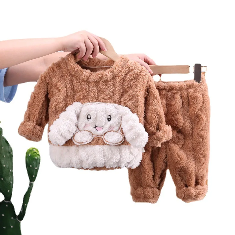 Kawaii New Cinnamoroll Children's Flannel Pajamas Boys and Girls Homewear Long Plush Suit Autumn and Winter Thick Pajamas
Kawaii New Cinnamoroll Children's Flannel Pajamas Boys and Girls Homewear Long Plush Suit Autumn and Winter Thick Pajamas