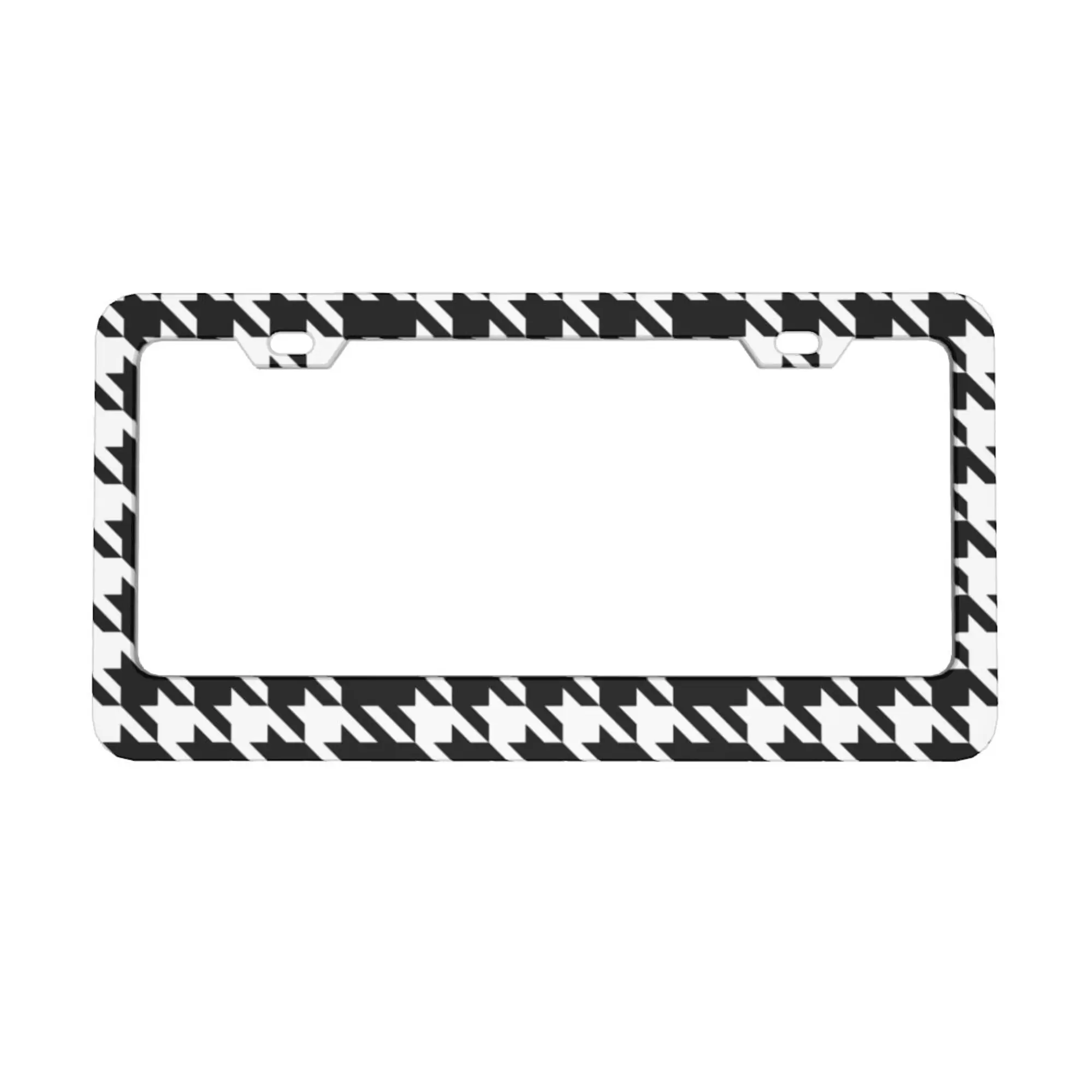 Houndstooth License Plate Holder Car Lisence Plate Frame Covers Aluminum Weatherproof Wash Safe Fit Any Standard America Plates
Houndstooth License Plate Holder Car Lisence Plate Frame Covers Aluminum Weatherproof Wash Safe Fit Any Standard America Plates