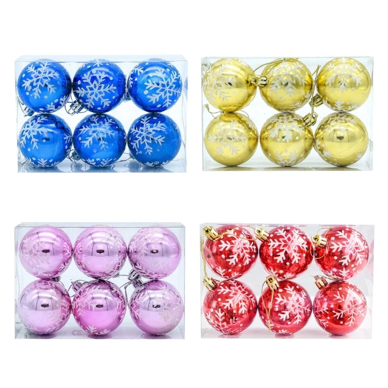 6pcs 6cm Shatterproof Plastic Christmas Balls Ornaments Christmas Baubles Hanging Pendant Home New Year Tree Decorations
6pcs 6cm Shatterproof Plastic Christmas Balls Ornaments Christmas Baubles Hanging Pendant Home New Year Tree Decorations