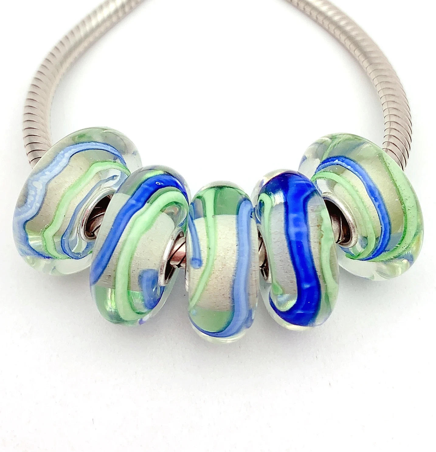 XHYG386 5X 100% Authenticity S925 Sterling Silver Beads Murano GlassBeads Fit European Charms Bracelet Diy Jewelry Lampwork
XHYG386 5X 100% Authenticity S925 Sterling Silver Beads Murano GlassBeads Fit European Charms Bracelet Diy Jewelry Lampwork