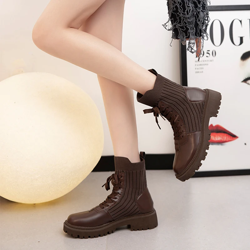 Женские ботинки на среднем каблуке, низкая обувь, женские ботильоны на шнуровке с круглым носком, осень 2023, женские ботильоны из искусственной кожи в стиле рок, Лолита, ретро, с перекрестной шнуровкой, L 
Женские ботинки на среднем каблуке, низкая обувь, женские ботильоны на шнуровке с круглым носком, осень 2023, женские ботильоны из искусственной кожи в стиле рок, Лолита, ретро, с перекрестной шнуровкой, L