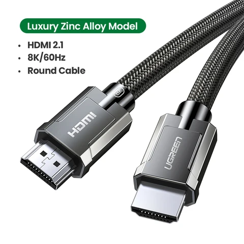 UGREEN 8K HDMI кабель для Xiaomi TV Box PS5 USB HUB Ультра высокоскоростной Сертифицированный 8K @ 60Hz HDMI 2,1 кабель 48 Гбит/с eARC Dolby Vision HD