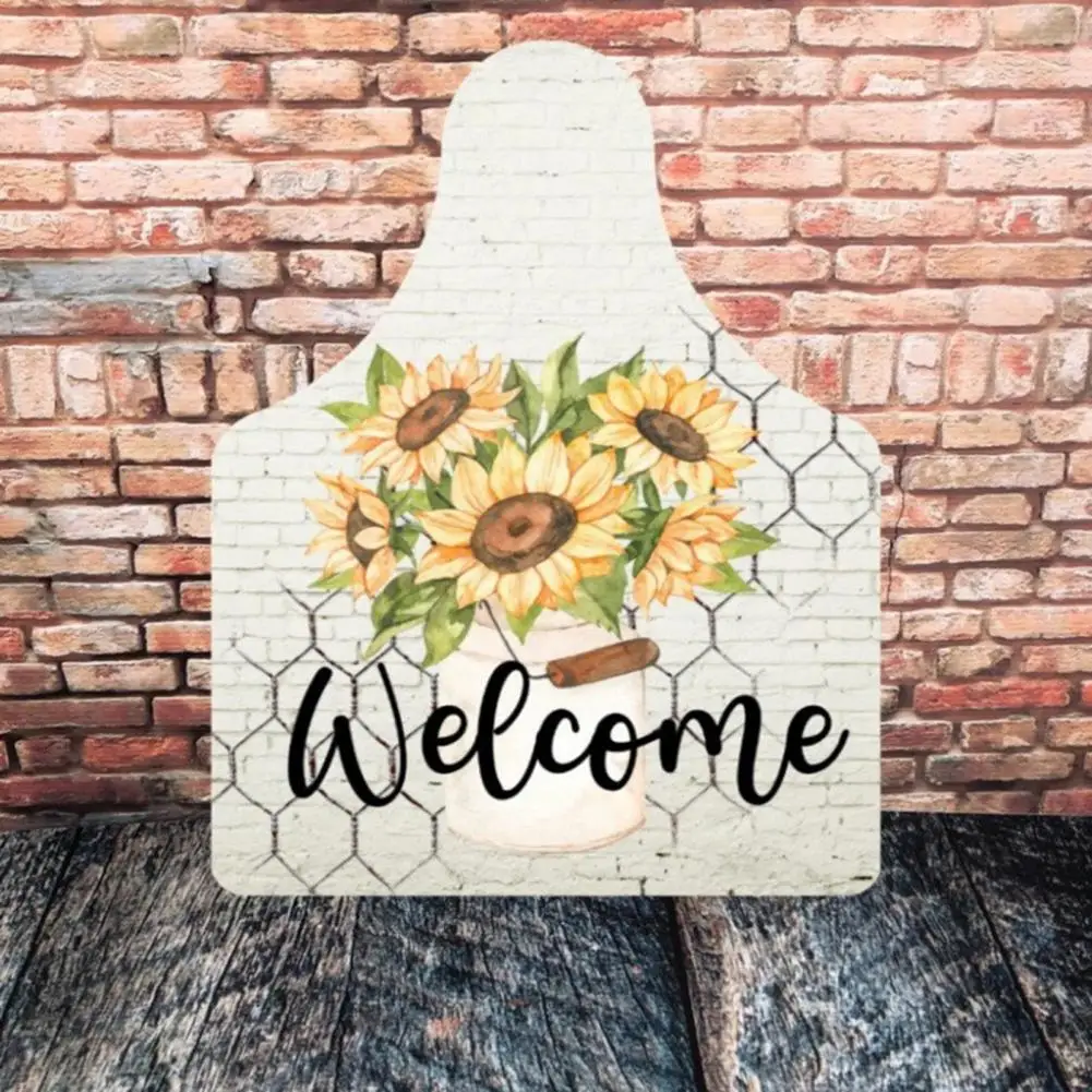 Good-looking Sunflower Wall Sign Clear Print Burr-free Smooth Sunflower Hanging Sign Household Supplies
Good-looking Sunflower Wall Sign Clear Print Burr-free Smooth Sunflower Hanging Sign Household Supplies