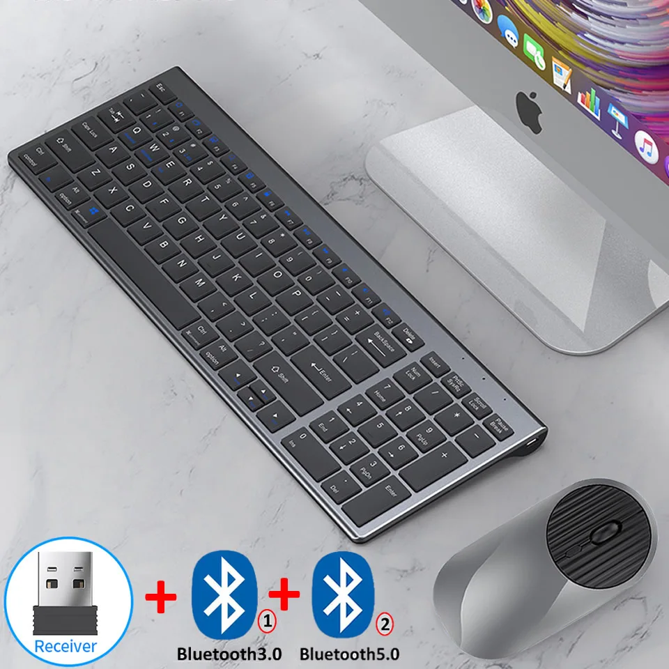 Беспроводная клавиатура и мышь HKZA, Bluetooth 2,4, ГГц, для ноутбука, ПК, ТВ, iPad, Macbook, Android
Беспроводная клавиатура и мышь HKZA, Bluetooth 2,4, ГГц, для ноутбука, ПК, ТВ, iPad, Macbook, Android
