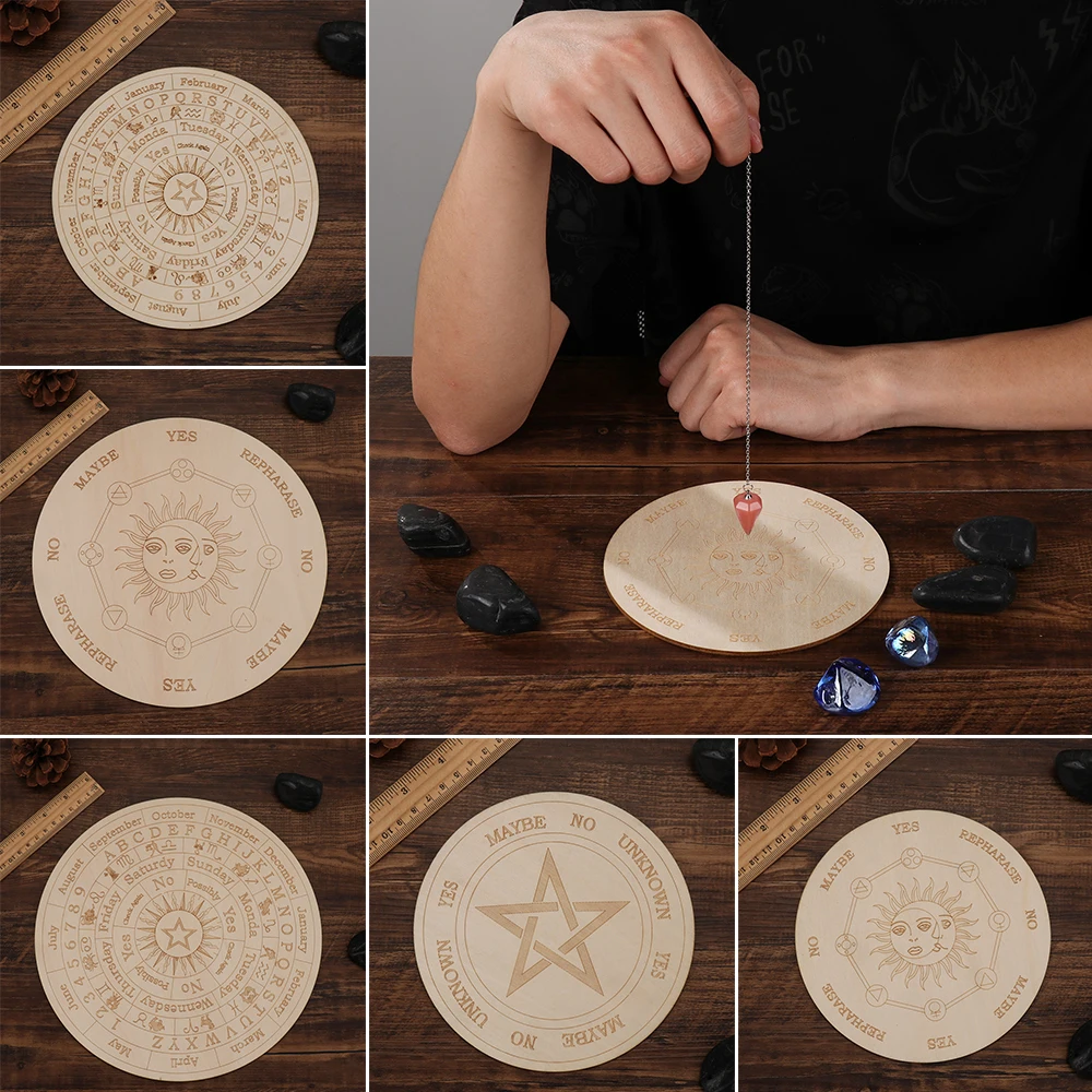 Laser Cut Wall Art Home Decor Pendant Pendulum Slice Wood Base with Stars Sun and Moon Wooden Pendulum Board Wall Sign
Laser Cut Wall Art Home Decor Pendant Pendulum Slice Wood Base with Stars Sun and Moon Wooden Pendulum Board Wall Sign