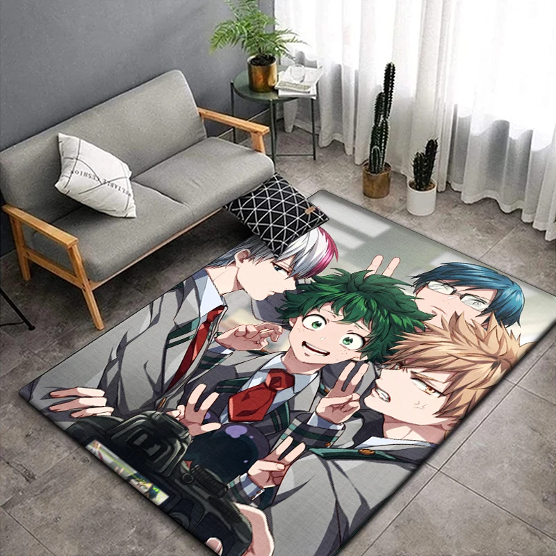 My Hero Anime beautiful Painting Carpet for Living Room Large Area Rug Black Soft Carpet Home Decoration Mats Boho Rugs picnic 
My Hero Anime beautiful Painting Carpet for Living Room Large Area Rug Black Soft Carpet Home Decoration Mats Boho Rugs picnic