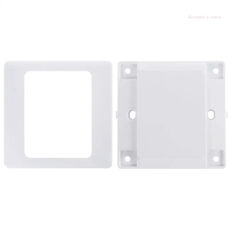 Электрическая розетка для настенного выключателя, белая панель с заготовкой, АБС-пластик, выходная пластина, рамка HX6D
Электрическая розетка для настенного выключателя, белая панель с заготовкой, АБС-пластик, выходная пластина, рамка HX6D
