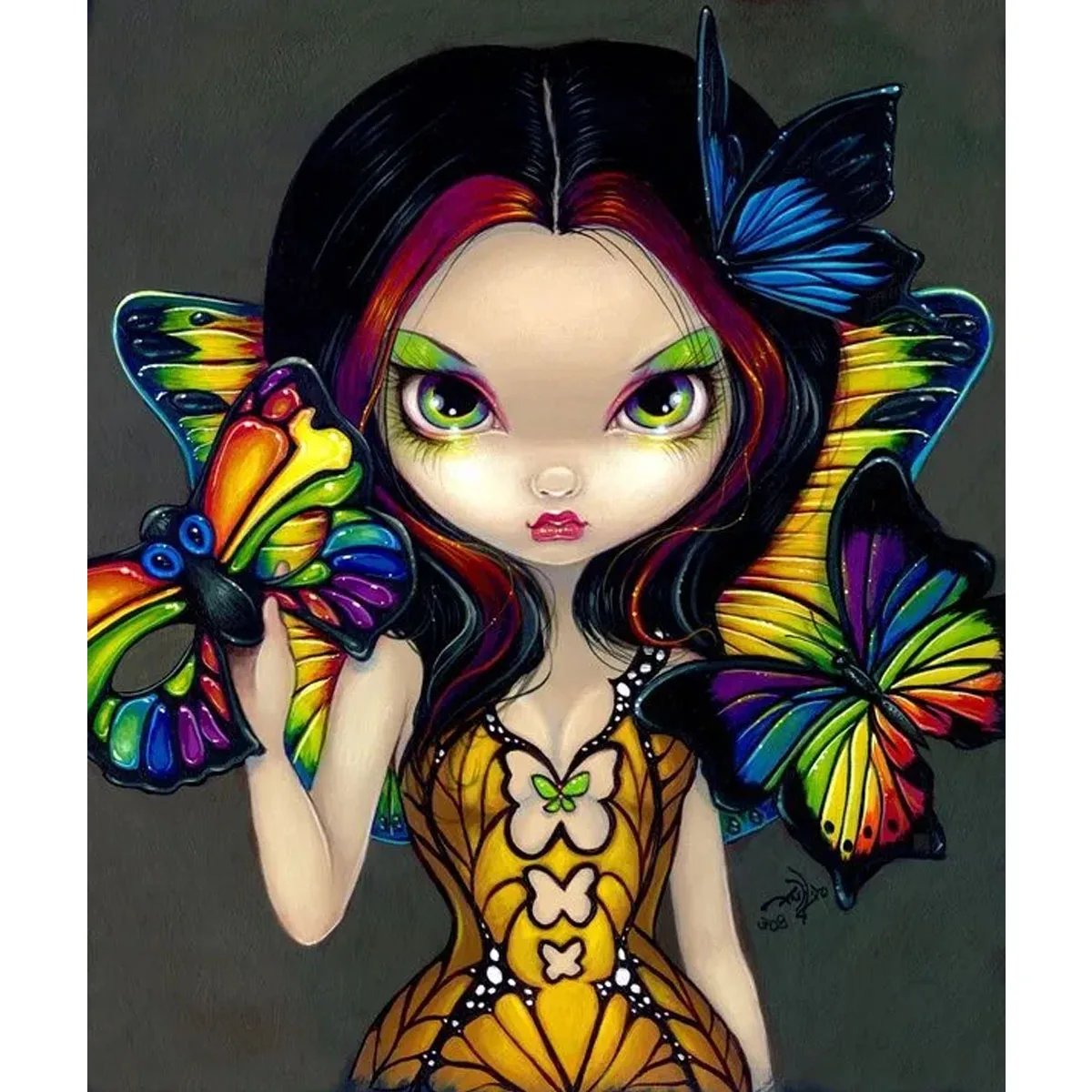 Sunature 5D Full Square Round Drills Butterfly Girl Diamond Painting Poured Glue Canvas
Sunature 5D Full Square Round Drills Butterfly Girl Diamond Painting Poured Glue Canvas