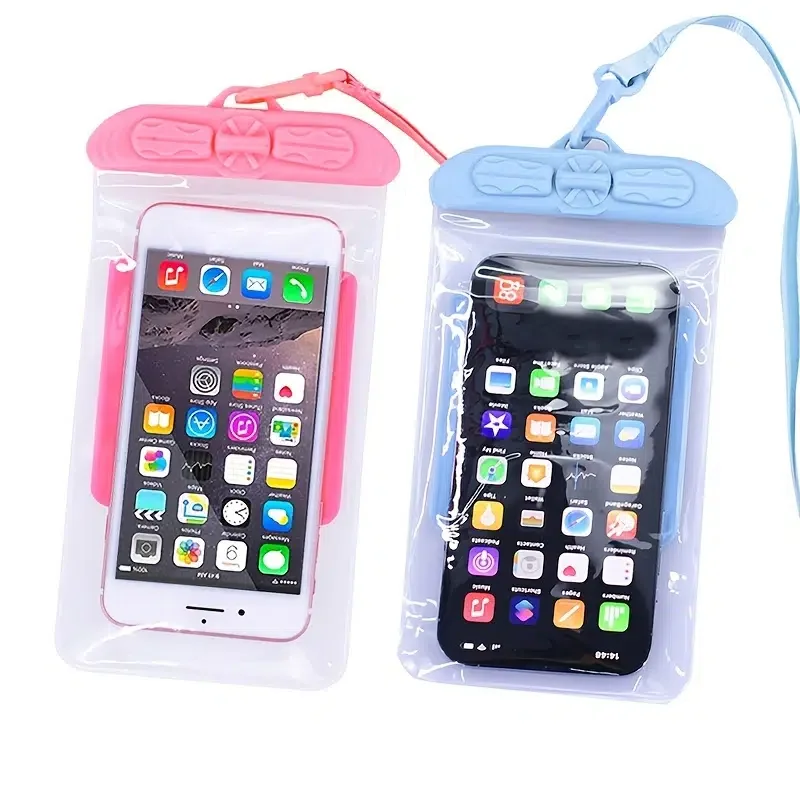 2pcs Waterproof Phone Bag Transparent Touchscreen Phone Bag For Outdoor Sports Diving Swimming
2pcs Waterproof Phone Bag Transparent Touchscreen Phone Bag For Outdoor Sports Diving Swimming