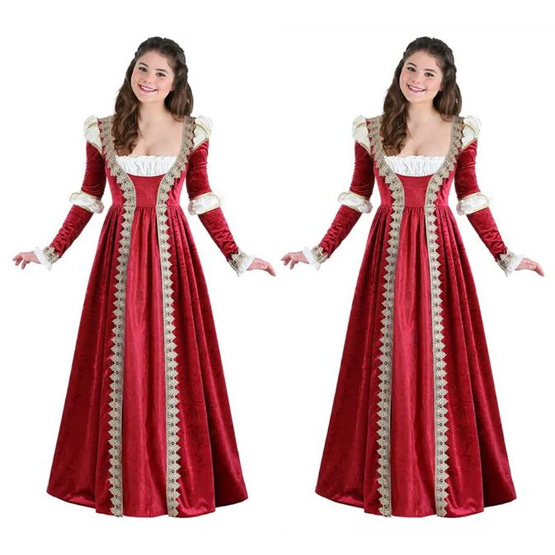 2022 New Sexy Halloween Costume Court Costume European Medieval Queen Cosplay Tunic Dress
2022 New Sexy Halloween Costume Court Costume European Medieval Queen Cosplay Tunic Dress