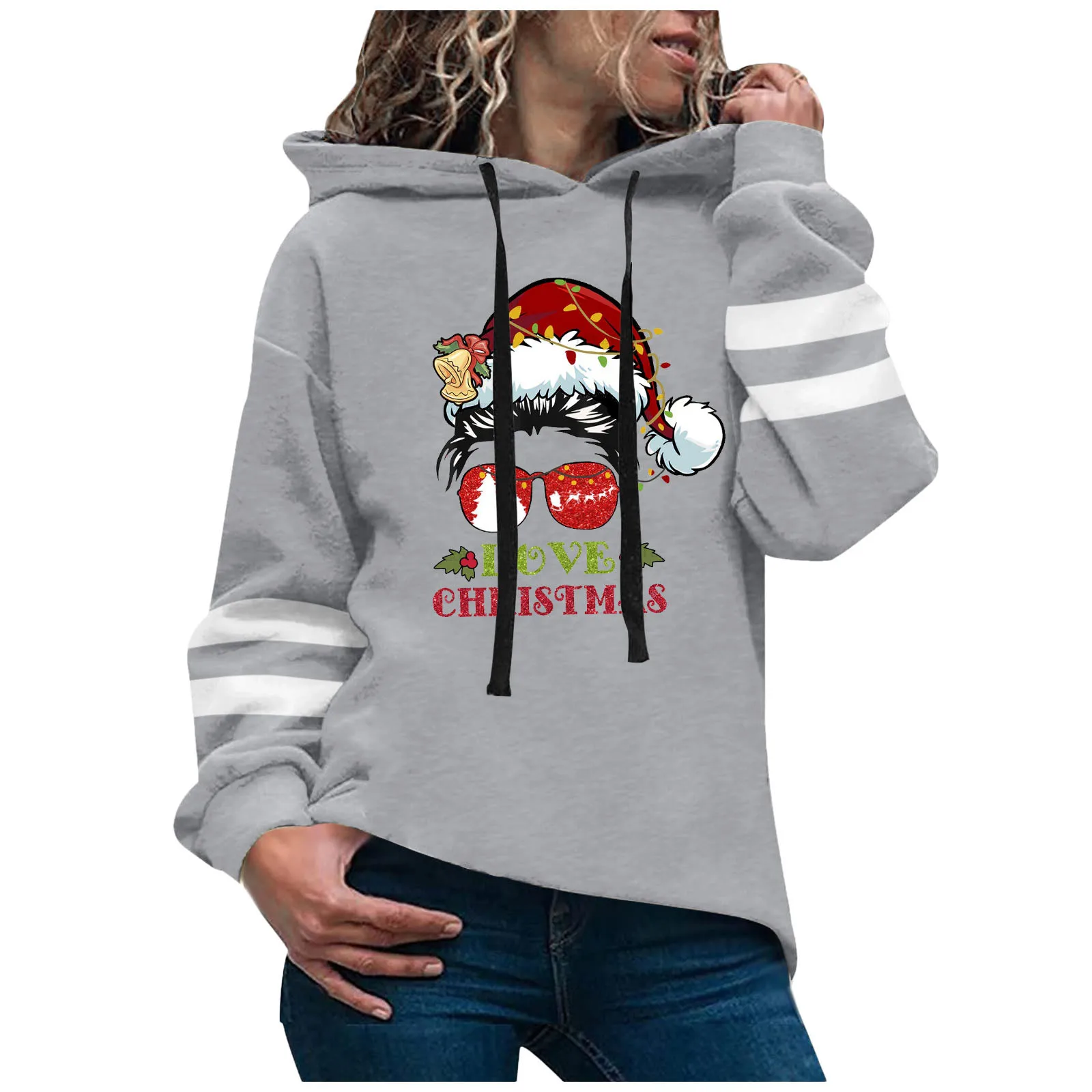 Women O Neck Casual Long-Sleeved Hoodie Christmas Print Tether Sweatshirt Pullover Men Sweater Fancy Thin Girls Hoodie
Women O Neck Casual Long-Sleeved Hoodie Christmas Print Tether Sweatshirt Pullover Men Sweater Fancy Thin Girls Hoodie