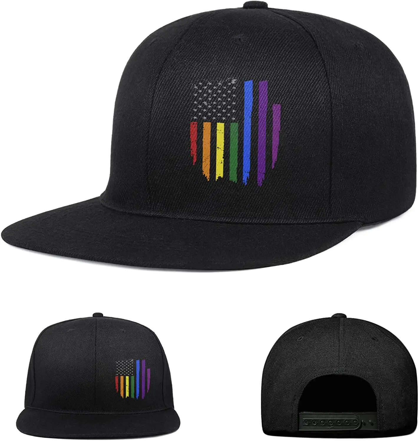 Snapback Hats for Men Flat Bill Baseball Cap Black Trucker Adjustable Dad caps
Snapback Hats for Men Flat Bill Baseball Cap Black Trucker Adjustable Dad caps