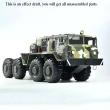 CROSS 1/12 RC BC8A Mammoth 8*8 Off Road Car Military Truck KIT W/ Motor Light System Unassembled Gifts for Boys Model TH11099