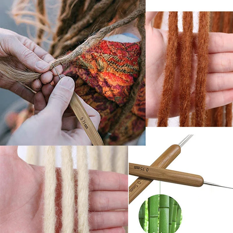 Bamboo Handle Crochet Dreadlock Wig Crochet Sweater Needle Single Head Crochet DIY Sweater Scarf Knitting Tool Metal Crochet Kit
Bamboo Handle Crochet Dreadlock Wig Crochet Sweater Needle Single Head Crochet DIY Sweater Scarf Knitting Tool Metal Crochet Kit