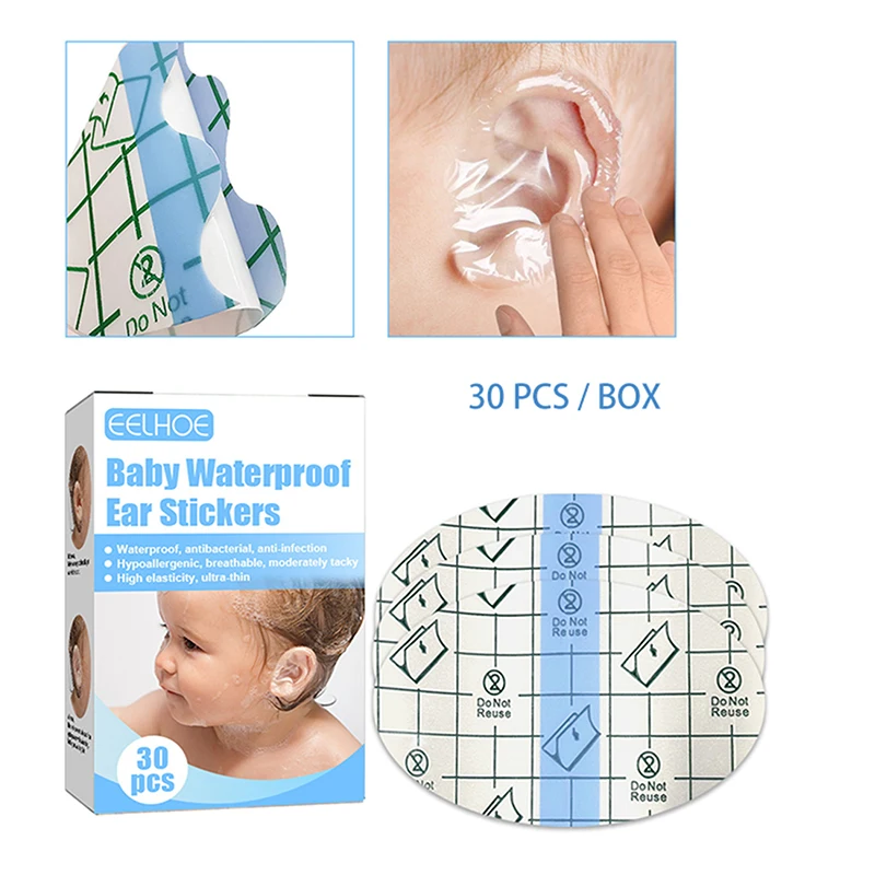 30pcs Baby Waterproof Ear Patch Swimming Cover Caps Waterproof Ear Protector
30pcs Baby Waterproof Ear Patch Swimming Cover Caps Waterproof Ear Protector