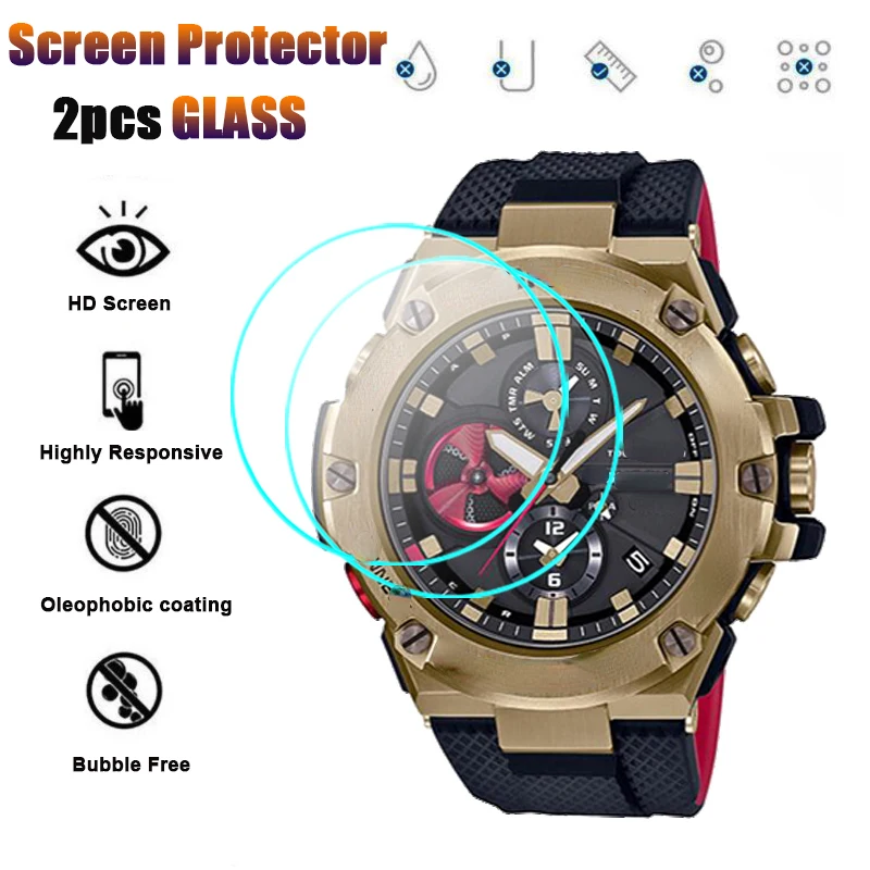 2Pcs 2.5D 9H Tempered Glass For Casio G-SHOCK GST-B100 GST-B100RH SmartWatch Screen Protector Film Clear Explosion Proof Glass
2Pcs 2.5D 9H Tempered Glass For Casio G-SHOCK GST-B100 GST-B100RH SmartWatch Screen Protector Film Clear Explosion Proof Glass