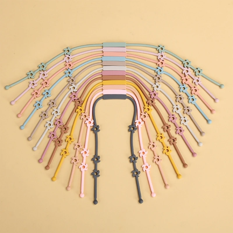 Silicone Chain Fastened Strap for Baby Pacifiers Teething Toy Newborn Teether Chain Nipple Holder Nursing Accessories A2UB
Silicone Chain Fastened Strap for Baby Pacifiers Teething Toy Newborn Teether Chain Nipple Holder Nursing Accessories A2UB