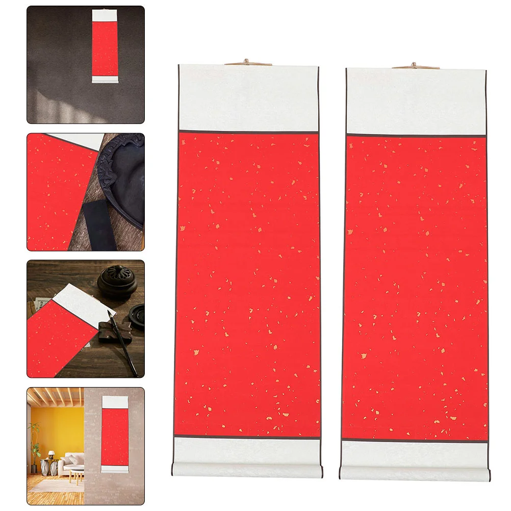 2Pcs Calligraphy Blank Scrolls Chinese Calligraphy Paper Blank Hanging Drawing Scrolls
2Pcs Calligraphy Blank Scrolls Chinese Calligraphy Paper Blank Hanging Drawing Scrolls