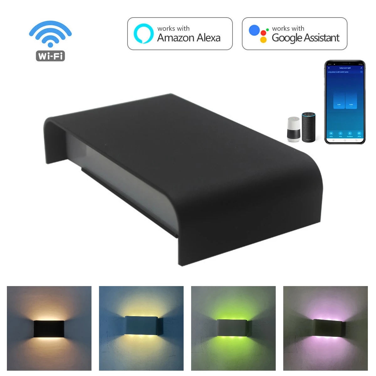 RGB настенный светильник YORYZENG 
RGB настенный светильник YORYZENG