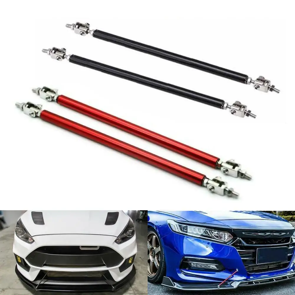 2pcs Universal Stainless Steel Car Front Frame Bumper Adjustable Lip Protector Rod Splitter Strut Tie Bar Support Kit
2pcs Universal Stainless Steel Car Front Frame Bumper Adjustable Lip Protector Rod Splitter Strut Tie Bar Support Kit