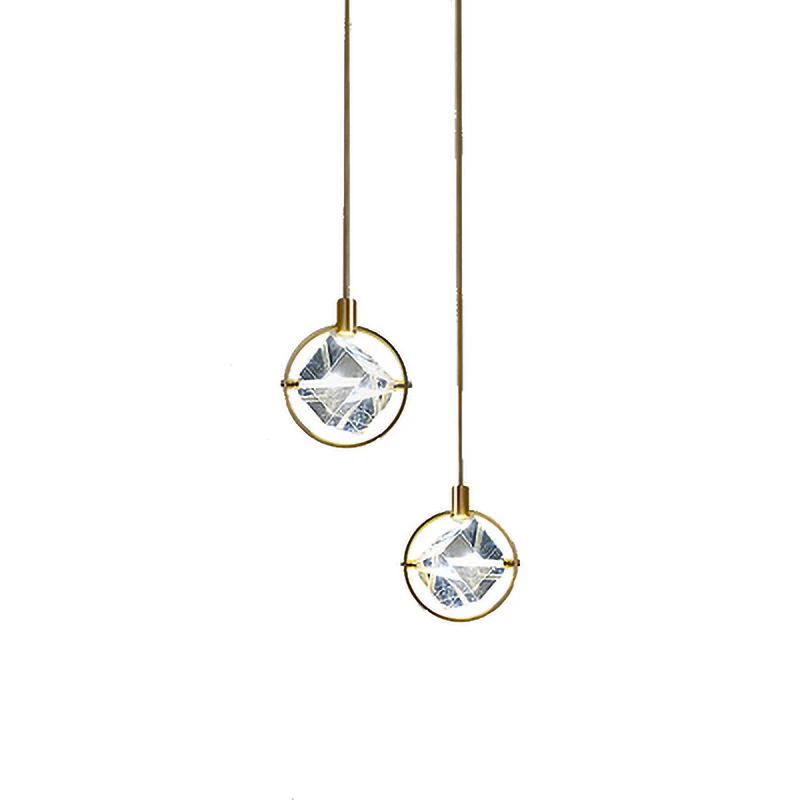 Modern Nordic LED Crystal Pendant lamps for Restaurant bar cafe Bedroom bedside decoration lighting loft Dining Hanging lights 
Modern Nordic LED Crystal Pendant lamps for Restaurant bar cafe Bedroom bedside decoration lighting loft Dining Hanging lights